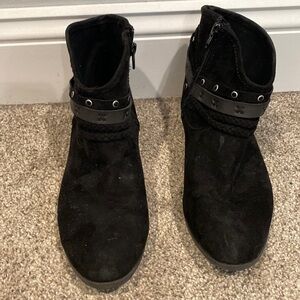 Curfew Black Booties Western Style - Size 8.5